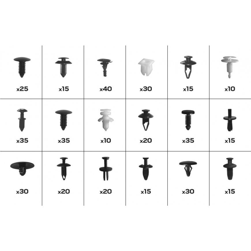 Neo Ford car clips set, 415 pcs – 3