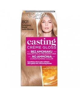 L'Oreal Casting Creme Gloss Color kremas Nr. 801 Satin Skirtas šviesiems plaukams