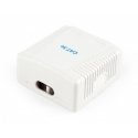 Gembird NCAC-2U5E-01 network splitter White