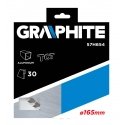 GRAPHITE Circular saw blade, Widia, 165 x 30 mm, 30 teeth, aluminum GRAPHITE Circular saw blade, Widia, 165 x 30 mm, 30 teeth, aluminum