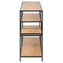 Actona Seaford Rack shelf Freestanding Paper, Steel Black, Wood Actona Seaford Rack shelf Freestanding Paper, Steel Black, Wood