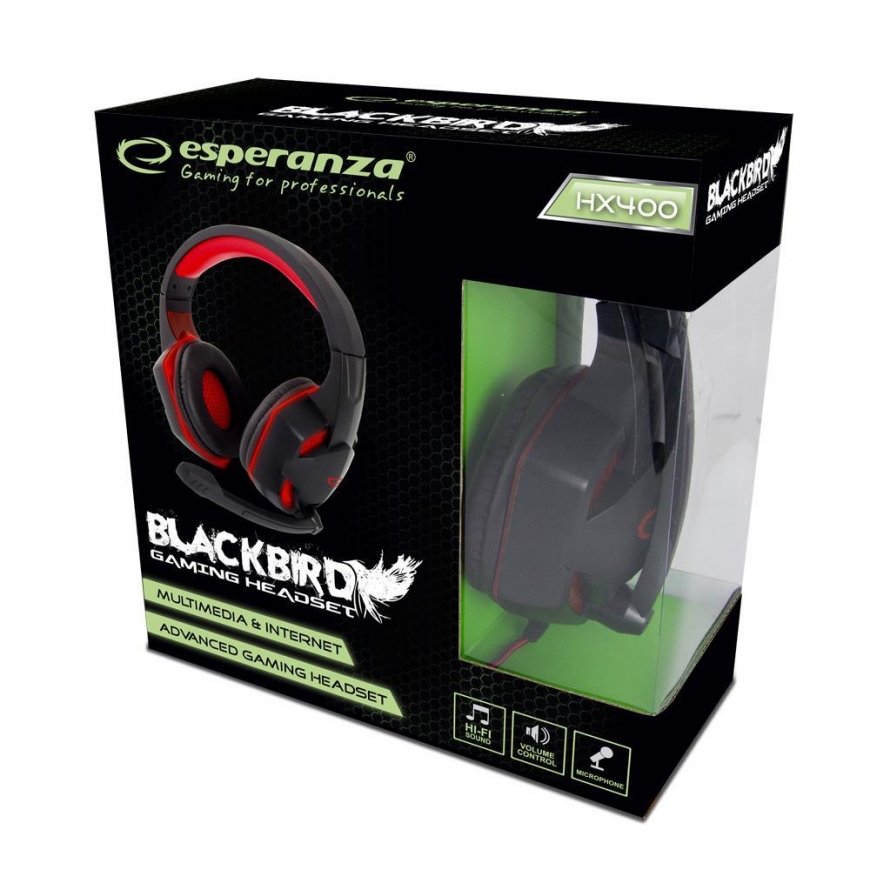 EGH400 Esperanza Gaming Headset Blackbird – 4