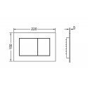WC key Tece Now for WC black (9240407) WC key Tece Now for WC black (9240407)