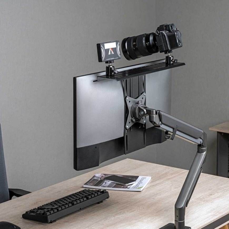 Holder/shelf for camera/camcorder/spotlight All-In-One NanoRS, YouTube, VESA 100x100, RS464 – 2