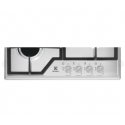 Electrolux KGS6426SX Nerūdijančiojo plieno Įmontuoti 59 cm Dujinė 4 zone(s) Electrolux KGS6426SX Nerūdijančiojo plieno Įmontuoti 59 cm Dujinė 4 zone(s)