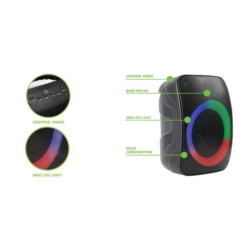 Rebeltec Bluetooth speaker STAGE 300 black
