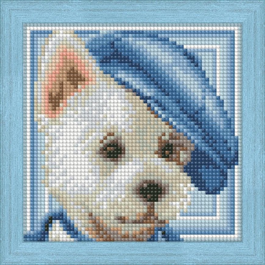 Beldizart Diamond painting kit dog with hat 15х15cm AZ-1570 – 2