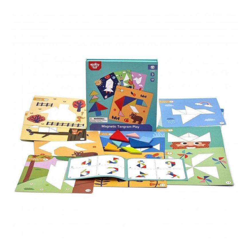 Tooky Toys Formų dėlionė Tooky Toy. 18 el. – 3
