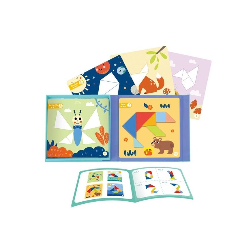 Tooky Toys Formų dėlionė Tooky Toy. 18 el. – 4