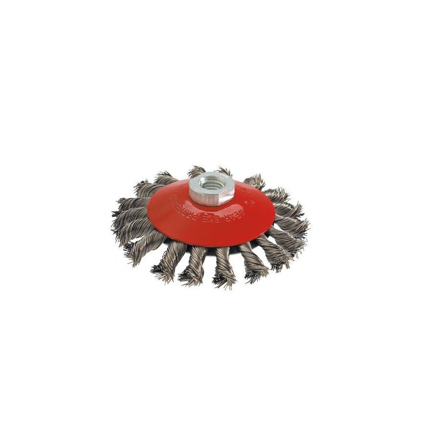 Graphite Wire disc brush, bent 115
