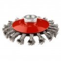 Graphite Wire disc brush, bent 115 mm M14 INOX - 57H591 Graphite Wire disc brush, bent 115 mm M14 INOX - 57H591