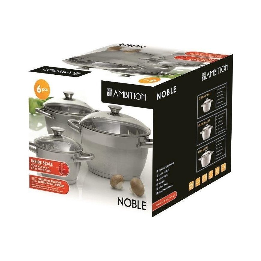 Dajar AMBITION Pot set Noble 6-element