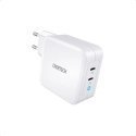 Charger CHOETECH GaN 2xUSB Type-C: 100W, PD Charger CHOETECH GaN 2xUSB Type-C: 100W, PD