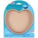 Canpolbabies CANPOL BABIES silicone plate with attachment, 6 months+, HEART, 80/309_bei