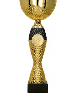 Detail Gold and black metal cup