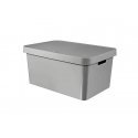 Curver Infinity 45L gray container with lid