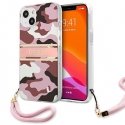 Guess GUHCP13SKCABPI iPhone 13 mini 5.4 inch Pink/Pink Hard Case Camo Strap Collection Guess GUHCP13SKCABPI iPhone 13 mini 5.4 inch Pink/Pink Hard Case Camo Strap Collection
