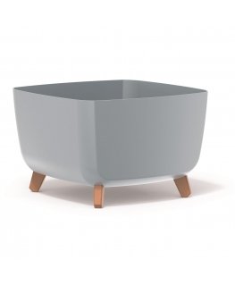 Prosperplast GRACIA SQUARE vazonas - šviesiai pilkas