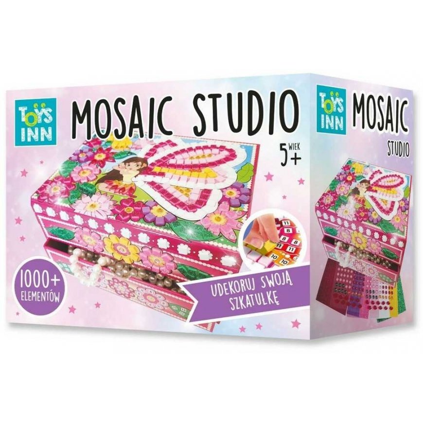 Stnux Set creative Szkatułka Mosaic Fairy
