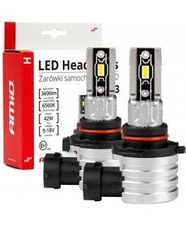 Automobilio lemputes led h-mini hb3 9005 amio-03334