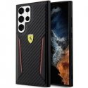 Ferrari Case for Samsung Galaxy S23 Plus FEHCS23MNPYK Black HC PU Carbon Contrast Edges Ferrari Case for Samsung Galaxy S23 Plus FEHCS23MNPYK Black HC PU Carbon Contrast Edges