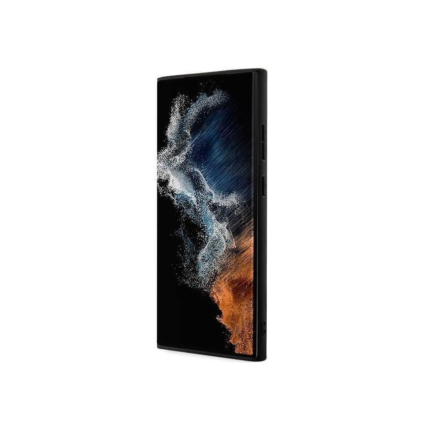 Ferrari dėklas, skirtas Samsung Galaxy S23 Plus FEHCS23MNPYK juodas HC PU anglies kontrastas kraštai – 5