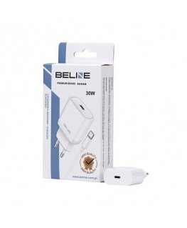 Beline Charger connected to the network 30W GaN USB-C + cable USB-C, white