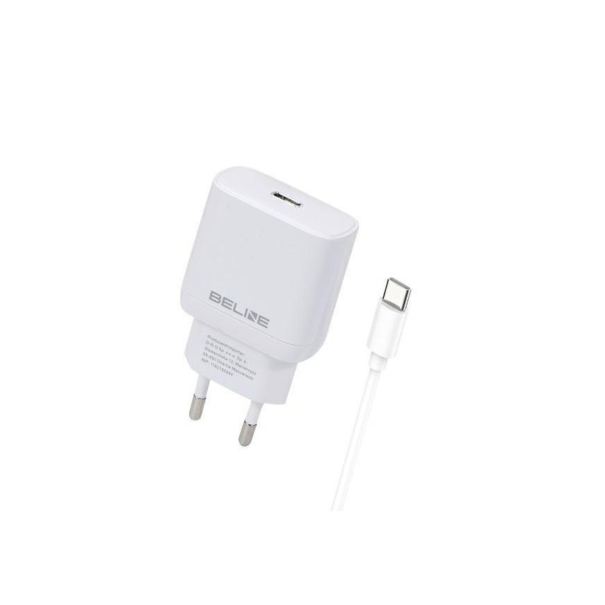 Beline Charger connected to the network 30W GaN USB-C + cable USB-C, white – 2