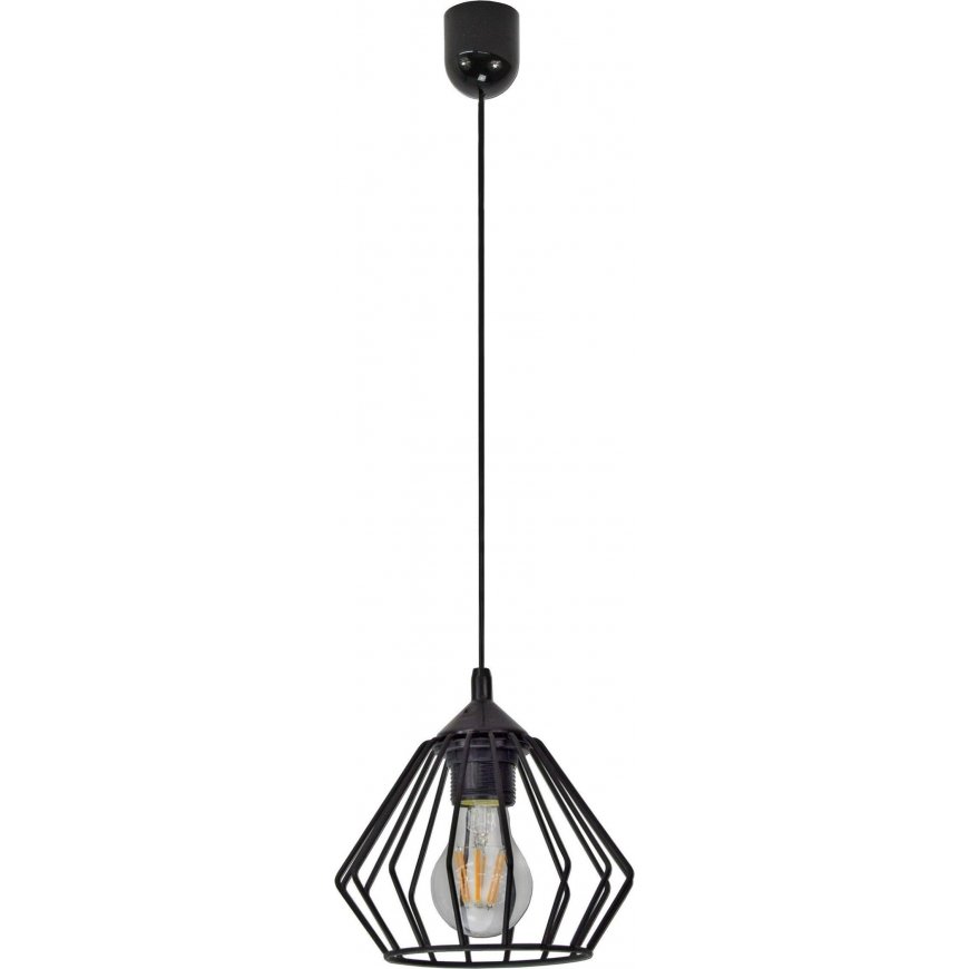 Orno WAYA hanging lamp, power max. 1x60W, E27, black – 2