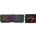 Keyboard A4Tech A4T A4Tech BLOODY USB B1700 Bloody Bundle Set ( B140N +ES7 + BP-50M) USB/ Esports Black (USB) Keyboard A4Tech A4T A4Tech BLOODY USB B1700 Bloody Bundle Set ( B140N +ES7 + BP-50M) USB/ Esports Black (USB)