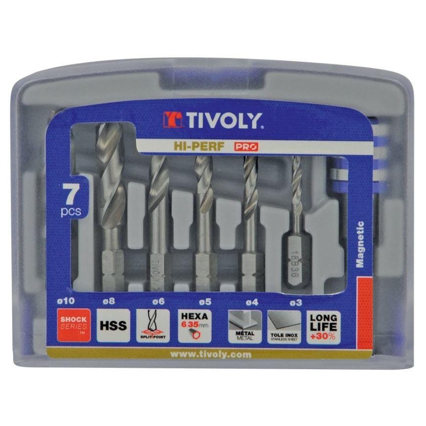 Tivoly Drilled Tivoli Metal drill set