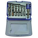 Grąžtas Tivoly Metalo grąžtų rinkinys 3-10mm, 7vnt, HSS, 1/4" kotelis, "Half-box"