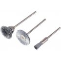 Tivoli Miniature brush set for drill 3pcs, 2.3mm handle