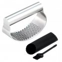 Garlic press with silicone peeler and cleaning brush KH 1632