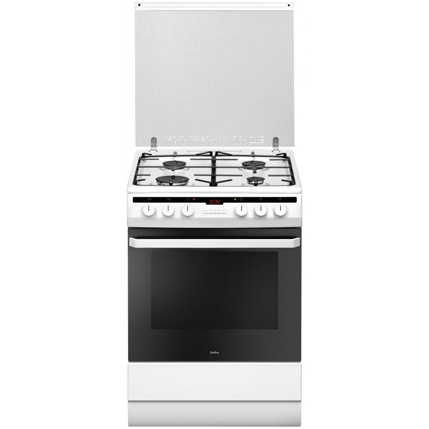Stove Kitchen Amica 618GEH3.33HzpTaN(W) (gas stove, electric, 600 mm) – 3
