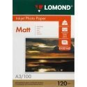 Photo paper Lomond Photo Inkjet Paper Matte 120 g/m2 A3, 100 sheets Photo paper Lomond Photo Inkjet Paper Matte 120 g/m2 A3, 100 sheets