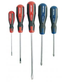 10208 Professional CrV-Mo screwdriver set, Soft-touch, 5 pcs., Proline