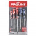 10208 Professional CrV-Mo screwdriver set, Soft-touch, 5 pcs., Proline