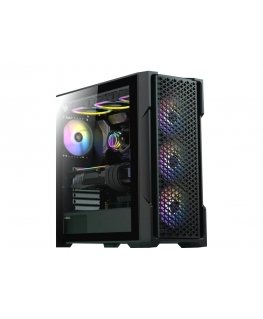 Geh Nanoxia MIDI DS-9 ARGB Airflow baltas - USB-C - TG-Mesh