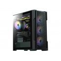 Geh Nanoxia MIDI DS-9 ARGB Airflow baltas - USB-C - TG-Mesh