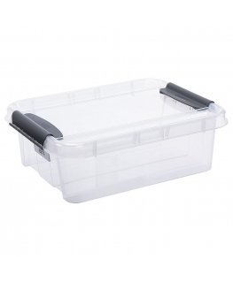 Container with lid Plast Team Pro Box QR 21L