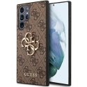Case Guess case for Samsung Galaxy S23 Ultra GUHCS23L4GMGBR brown hardcase 4G Big Metal Logo Case Guess case for Samsung Galaxy S23 Ultra GUHCS23L4GMGBR brown hardcase 4G Big Metal Logo