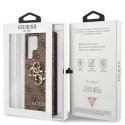 Case Guess case for Samsung Galaxy S23 Ultra GUHCS23L4GMGBR brown hardcase 4G Big Metal Logo Case Guess case for Samsung Galaxy S23 Ultra GUHCS23L4GMGBR brown hardcase 4G Big Metal Logo