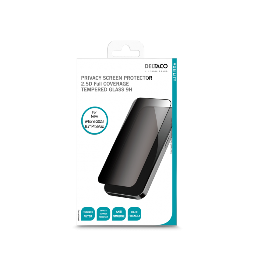 Screen Protector DELTACO iPhone 15 Pro Max / 1902457