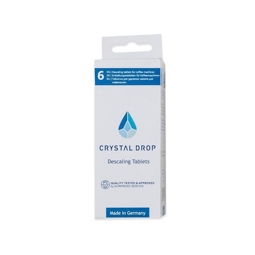Descaling tablets CRYSTAL DROP 6 pcs. (Nivona, Miele, Delonghi, Siemens, Bosch, Jura, Melitta – 5