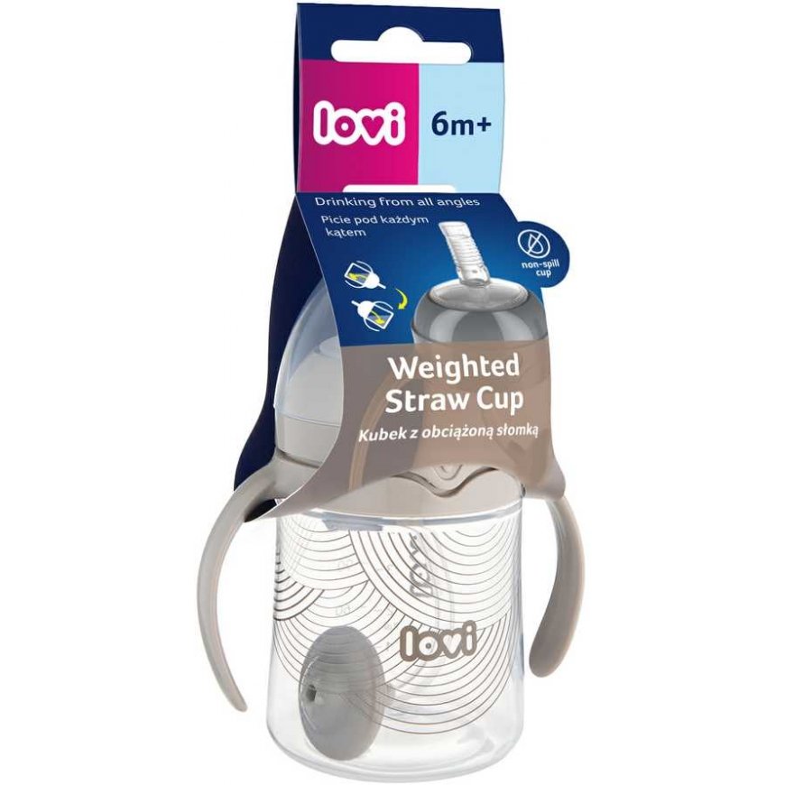 LOVI drinker with weight, 150ml Harmony, 6M+, 35/367 – 3