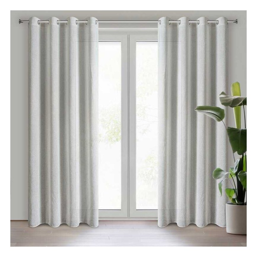 Eurofirany Euro curtains ZAS/ABBY/NAT+MIE 140X270 TRANSPARENT