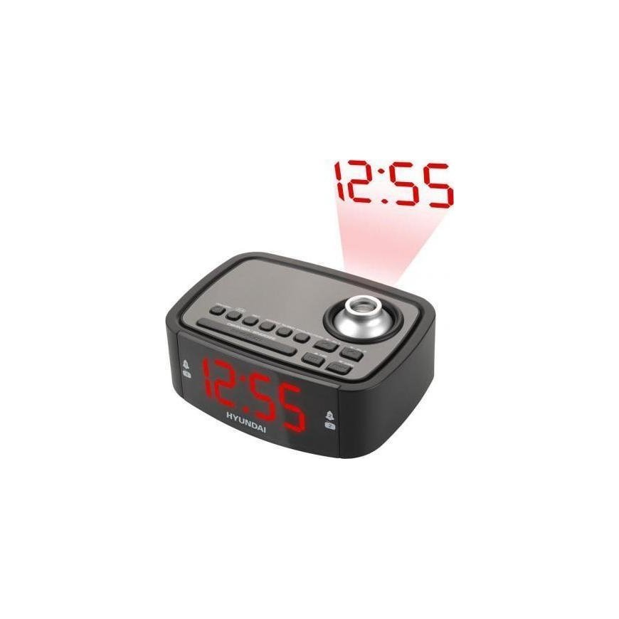 Hyundai radio alarm clock Hyundai RAC201PLLBR black