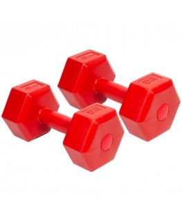 Terg Dumbbell set EB Fit, 2x3kg, red