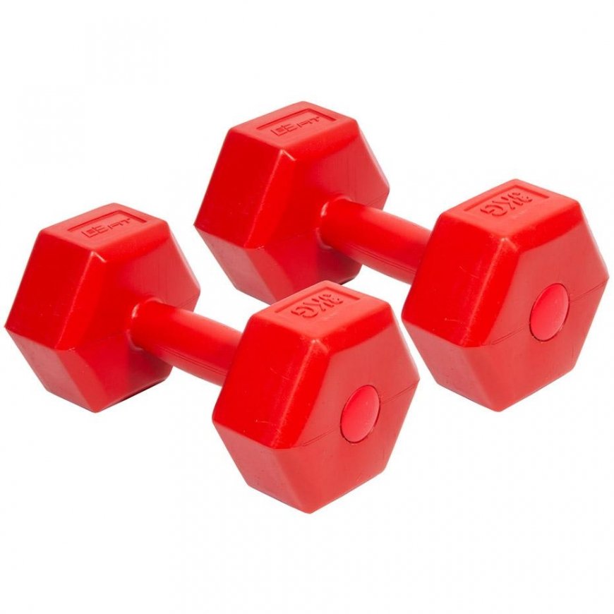 Terg Hantelių rinkinys EB Fit, 2x3kg, raudonas